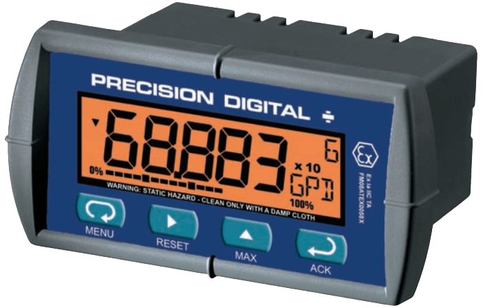 Precision Digital 5-Digit Loop-Powered Panel Meter, PD683/PD688